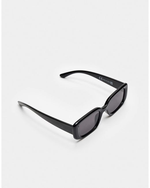 Stradivarius Brown – rechteckige sonnenbrille