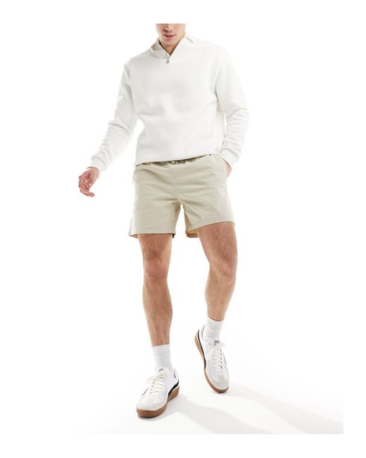 Confezione da 2 paia di pantaloncini chino di Another Influence in White da Uomo