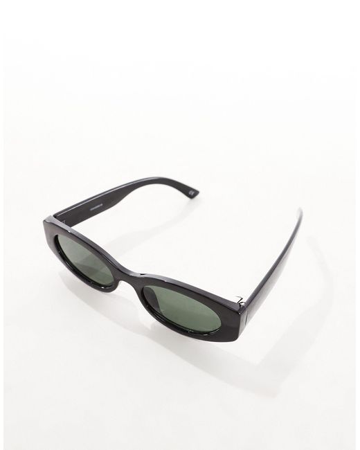 ASOS White Oval Sunglasses