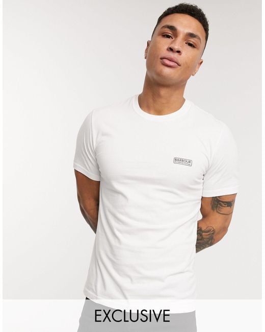barbour t shirt white