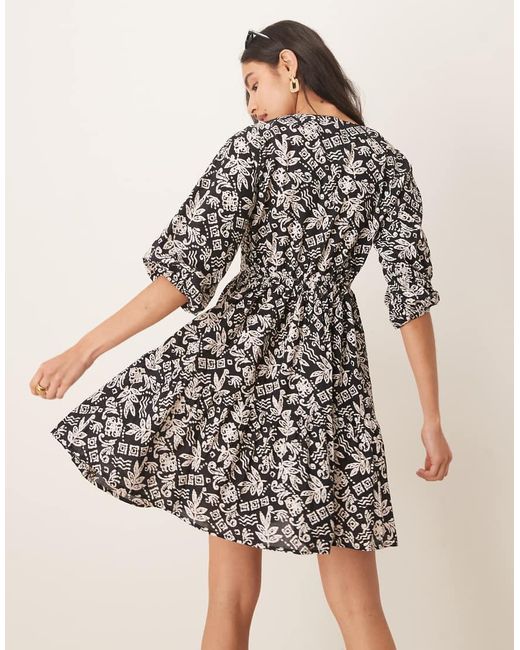 Lovedrobe Natural Smock Dress