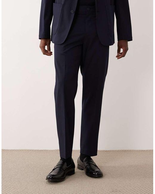 Mango Blue Parioli Slim Fit Tailored Trouser Co-ord for men