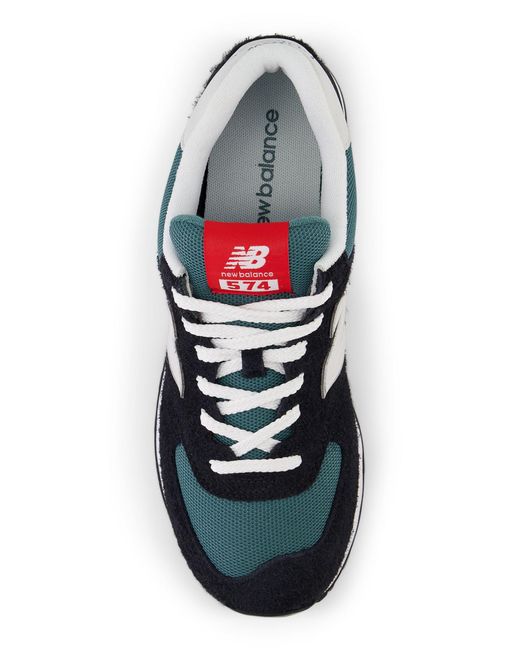 574 - sneakers nere di New Balance in Blue