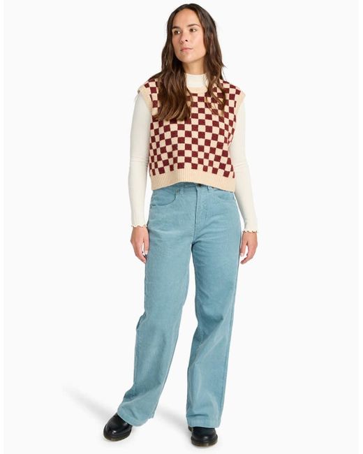RVCA Red Check
