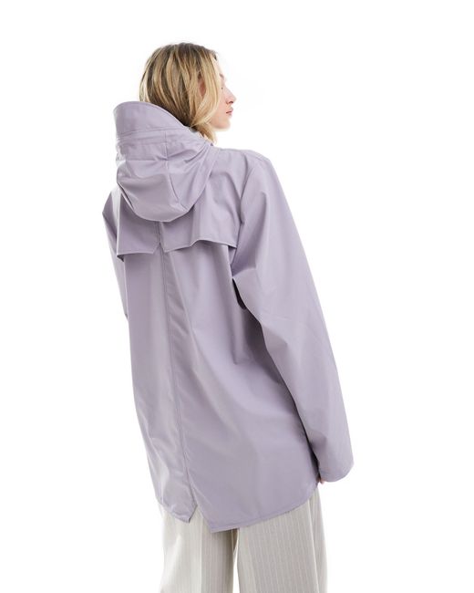 Rains Purple 12010 Unisex Waterproof Short Jacket