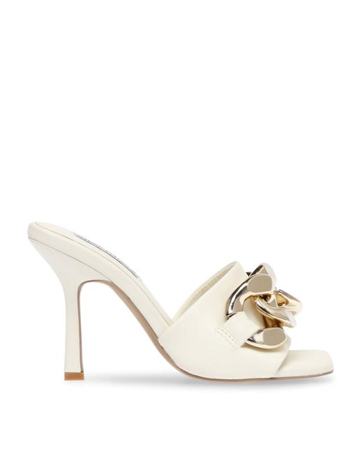 Schoenen Muiltjes Zomerschoenen met hak Donna Carolina Zomerschoenen met hak goud casual uitstraling