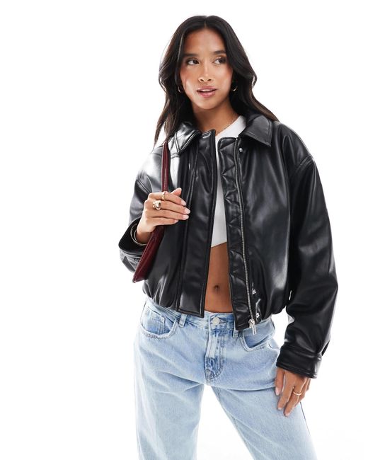 ASOS Blue Asos design petite – schlichte bomberjacke