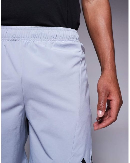 Adidas Originals Blue Adidas Training D4T Knit Shorts for men