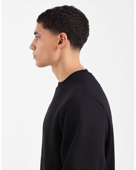 ASOS Black Essentials Sweatshirt for men