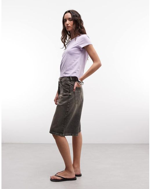 Monki T-Shirt in het Purple