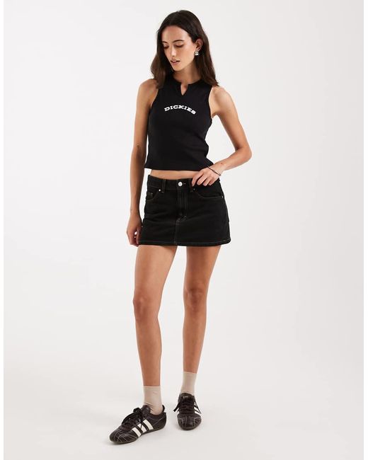 Dickies Black V Neck Vest