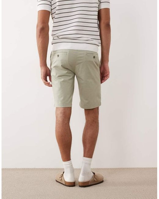 Mango Natural Chino Shorts for men