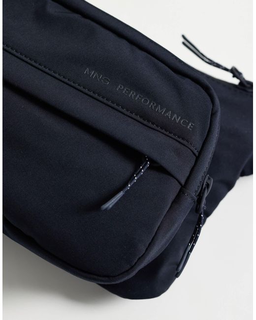 Mango Blue Compact Fanny Pack for men