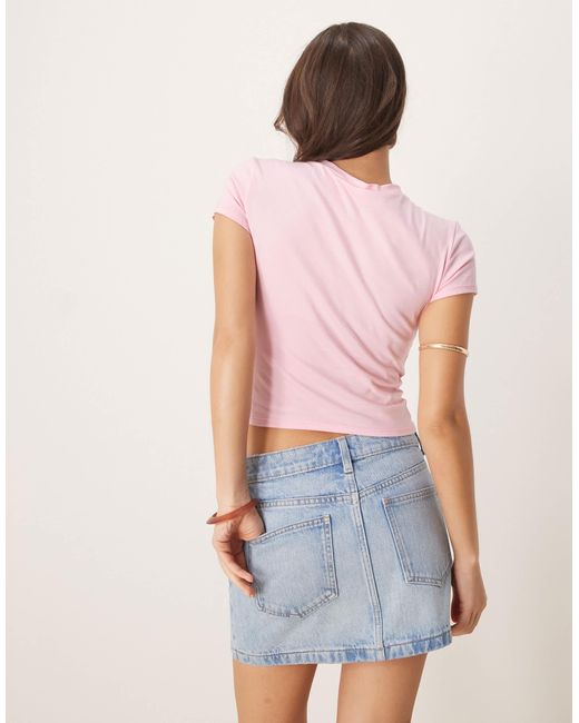 ASOS Pink Baby Tee With Deckchair Graphic