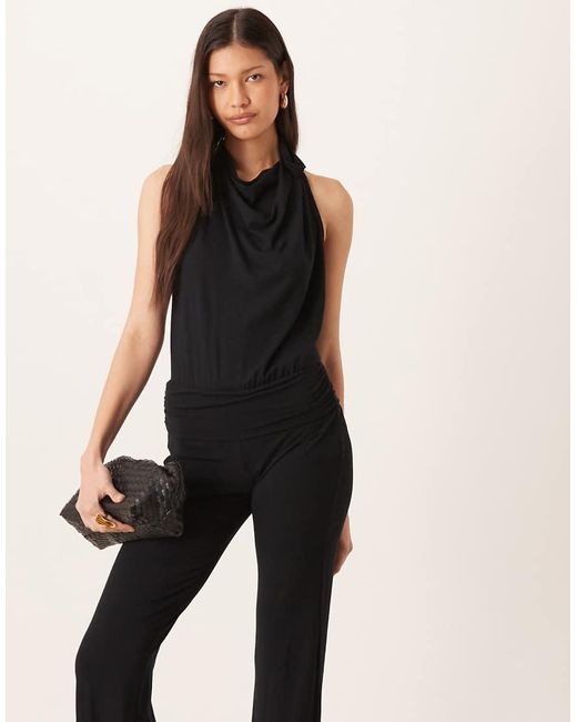 Motel Natural Mayla Backless Jumpsuit