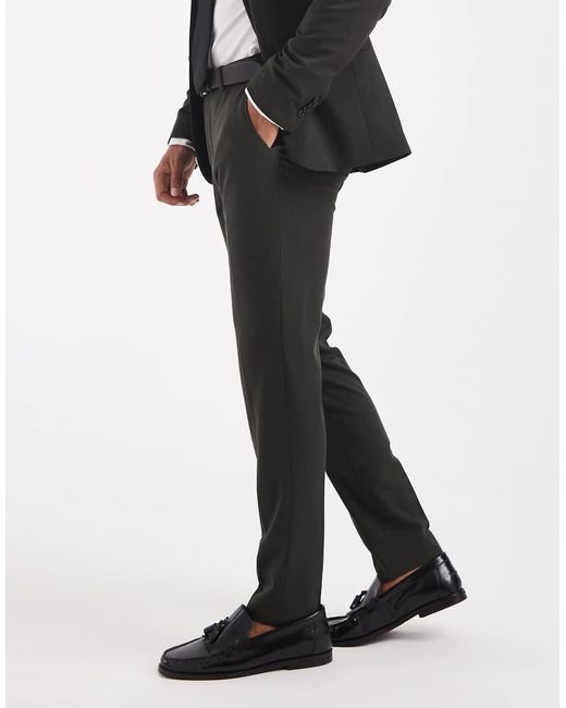 Jack & Jones White Super Slim Suit Trouser for men