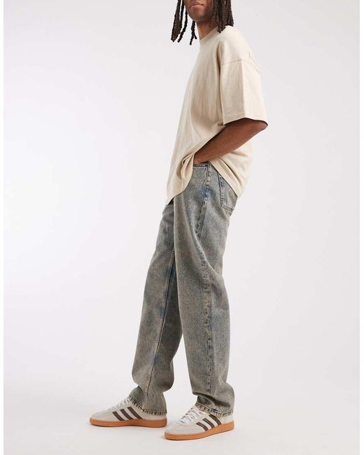 ASOS Blue Straight Jeans for men