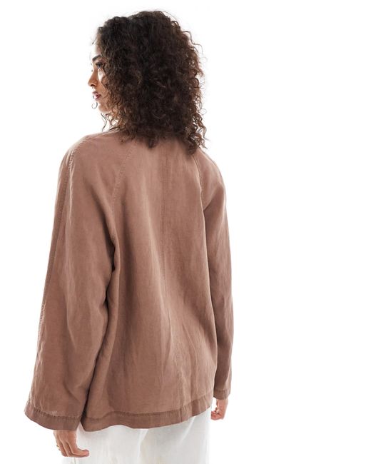 Surchemise Stradivarius en coloris Brown
