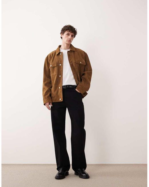 ASOS COLLECTIVE Natural Ac-b253 Classic Straight Fit Jean for men