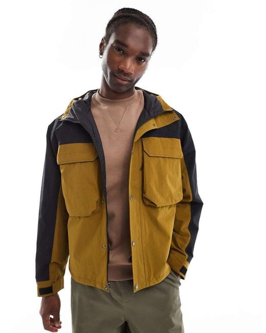 Brown north face rain jacket hotsell