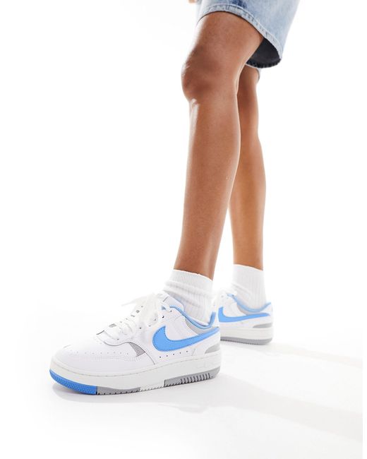 Nike White Gamma Force Sneakers
