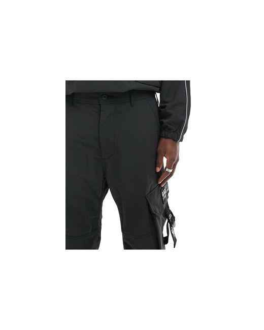 Pantalones cargo s con parche Levi's de hombre de color Black