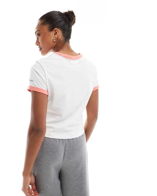 Columbia White Rolling Bend Graphic T-shirt