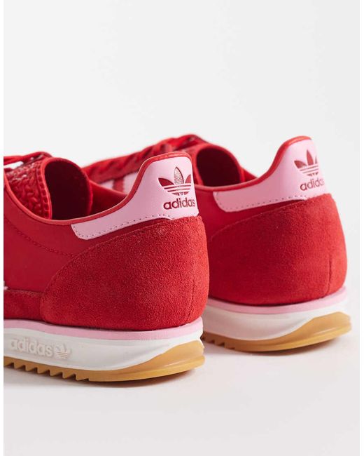 Adidas Originals Red Sl 72 Og Trainers