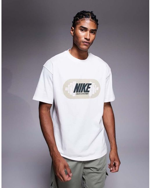 Nike White M90 Graphic T-Shirt for men