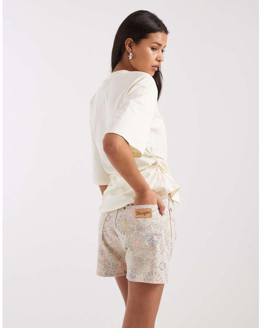 Wrangler Natural Denim Cowboy Shorts