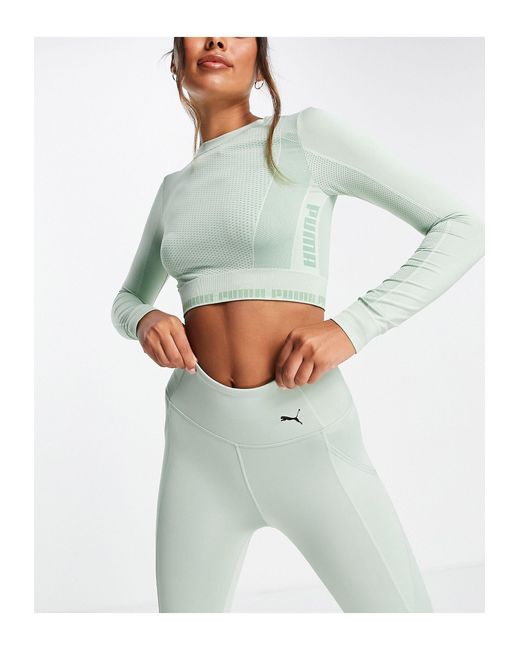 Puma seamless crop top sale