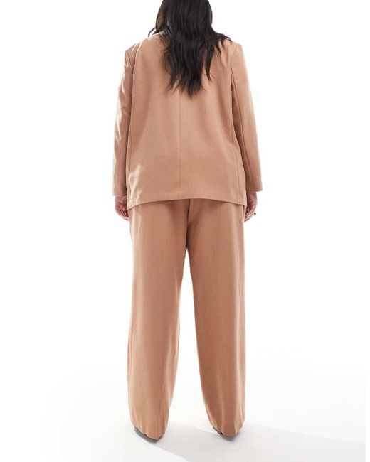 Vero Moda Multicolor Tailored Herringbone Wide Leg Co-Ord Trousers