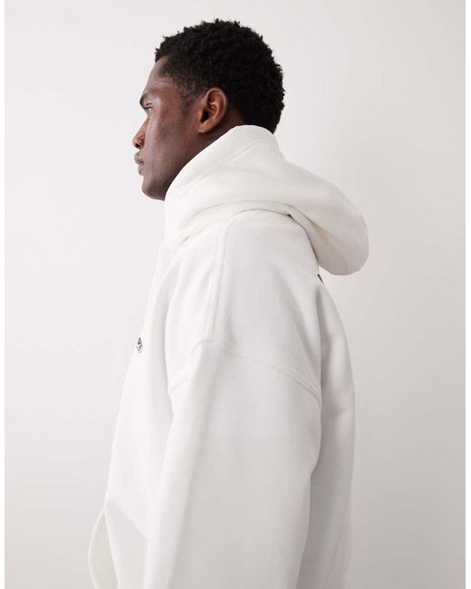 Polo Ralph Lauren White Sport Relaxed Fit Heavy Weight Chest Logo Hoodie for men