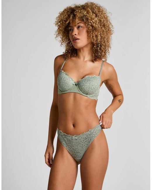 Hunkemöller Green Marine Padded Underwired Bra