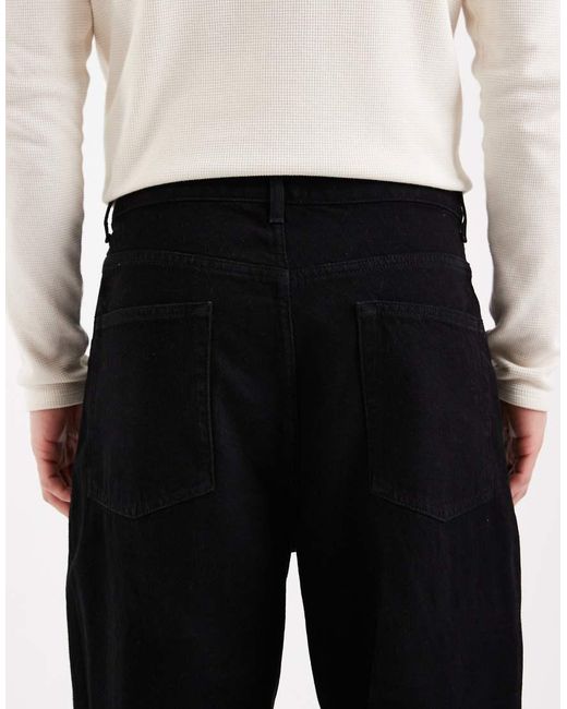 ASOS White Relaxed Tapered Jeans for men