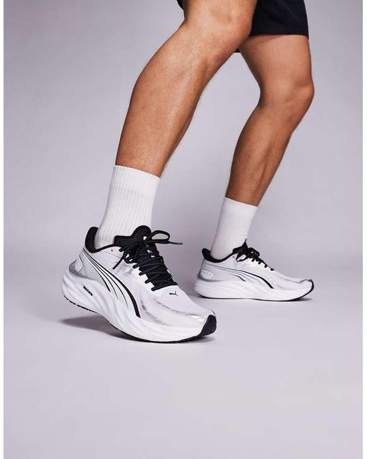 PUMA White Velocity Nitro 4 Trainers for men