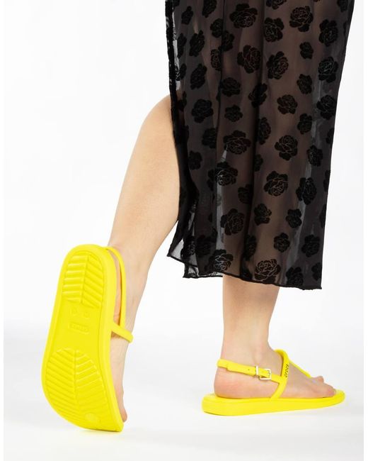 CROCSTM Yellow Miami Thong Flip