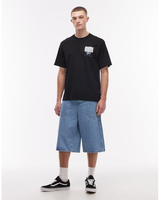 Dickies Black Lynndyl Short Sleeve T-shirt for men