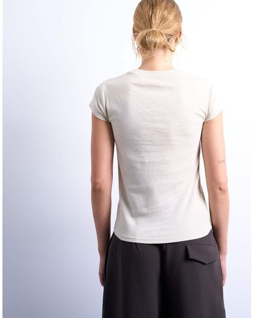 TOPSHOP White Everyday Tee