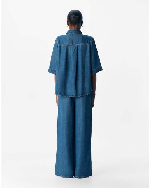 Object Blue Denim Shirt
