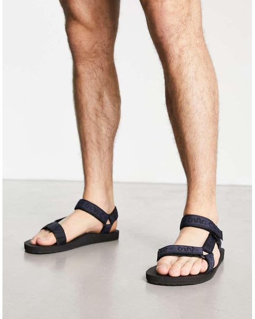 Teva White Universal Original Sandals Bandana Print for men