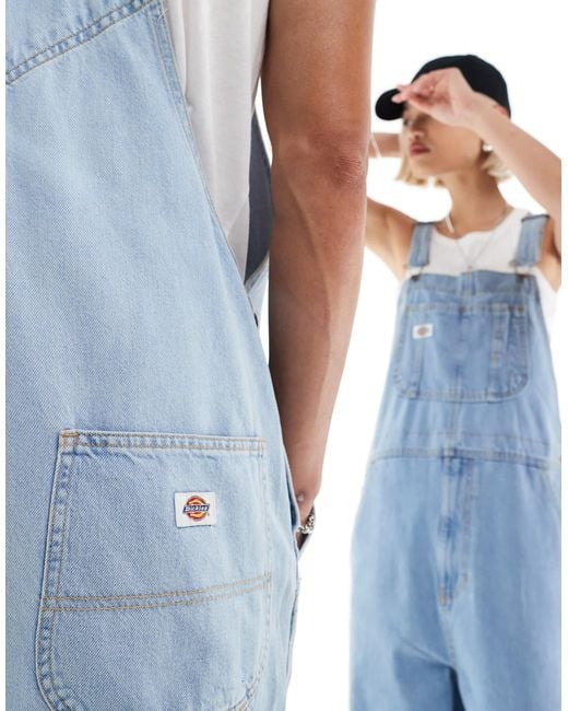 Dickies Blue – klassische jeans-latzhose
