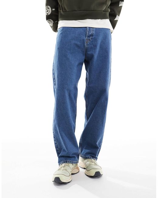 Jack & Jones – alex – weite jeans in Blue für Herren