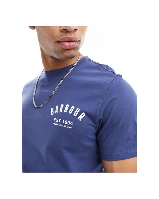 Collegiate - t-shirt à petit logo - foncé Barbour pour homme en coloris Blue