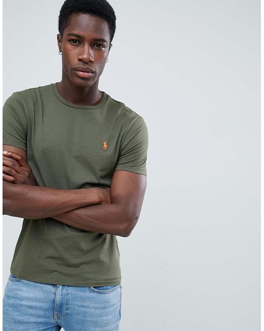 olive green ralph lauren t shirt