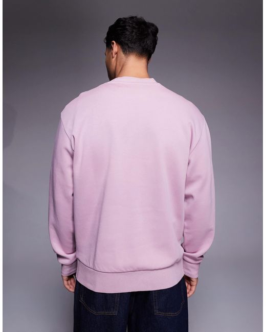 Boss – strickpullover in Purple für Herren