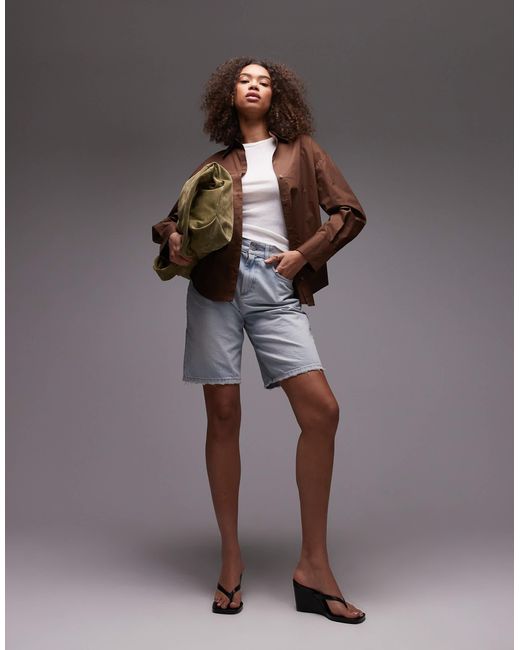 Mango Brown – oversize-hemd