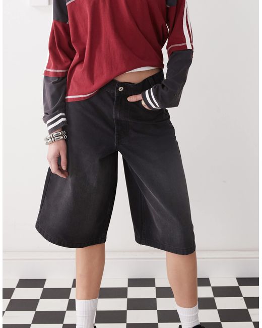 Collusion White – jeans-jorts