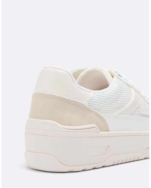 Stradivarius White – openwork – sneaker