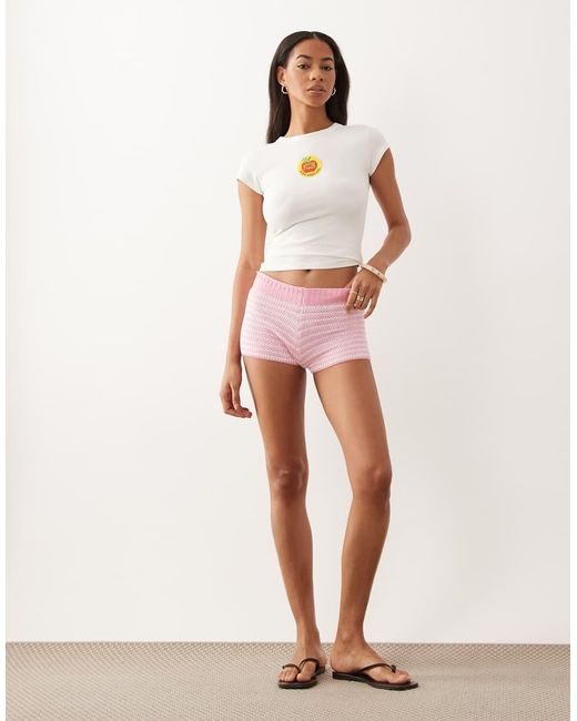 Kiwi & Co Multicolor Knitted Micro Shorts